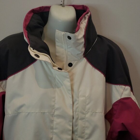 Columbia  Sportswear Company Women's Ladies Jacket Size Large White pink… - Picture 3 of 12